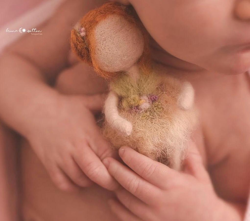 Slow Art Baby prop newborn photo 13